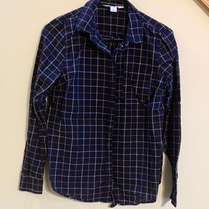 Women’s Old Navy plaid button down size S